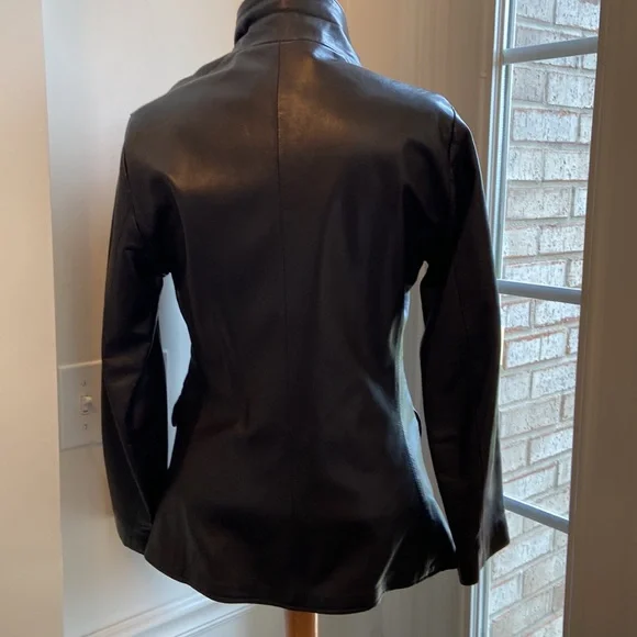 Saraco Josie Leather Blazer - Picture 5 of 10